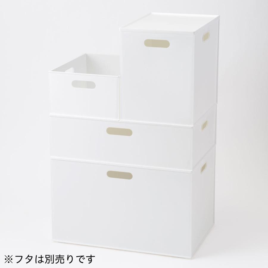 ニトリ（NITORI） バスケット Nインボックス たて型ハーフ ホワイト