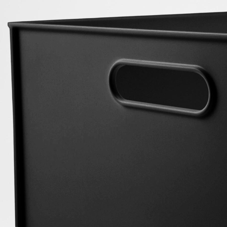 ニトリ（NITORI） 収納ケース Nインボックス(W) たて型ハーフ ブラック