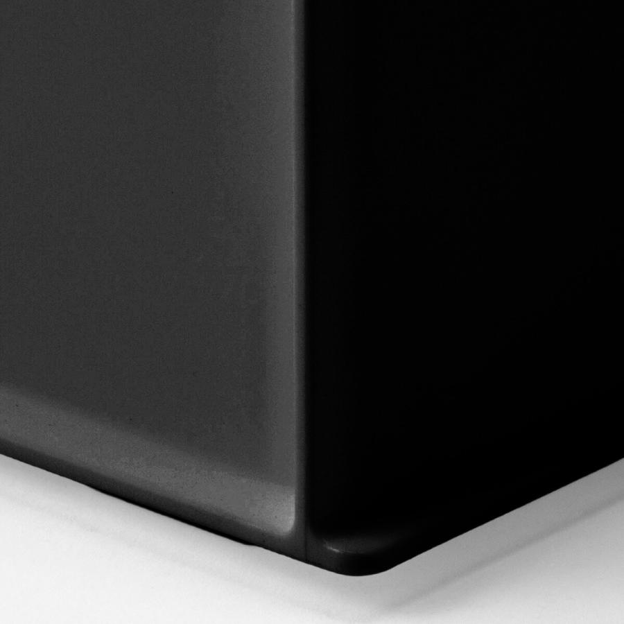 ニトリ（NITORI） 収納ケース Nインボックス(W) たて型ハーフ ブラック