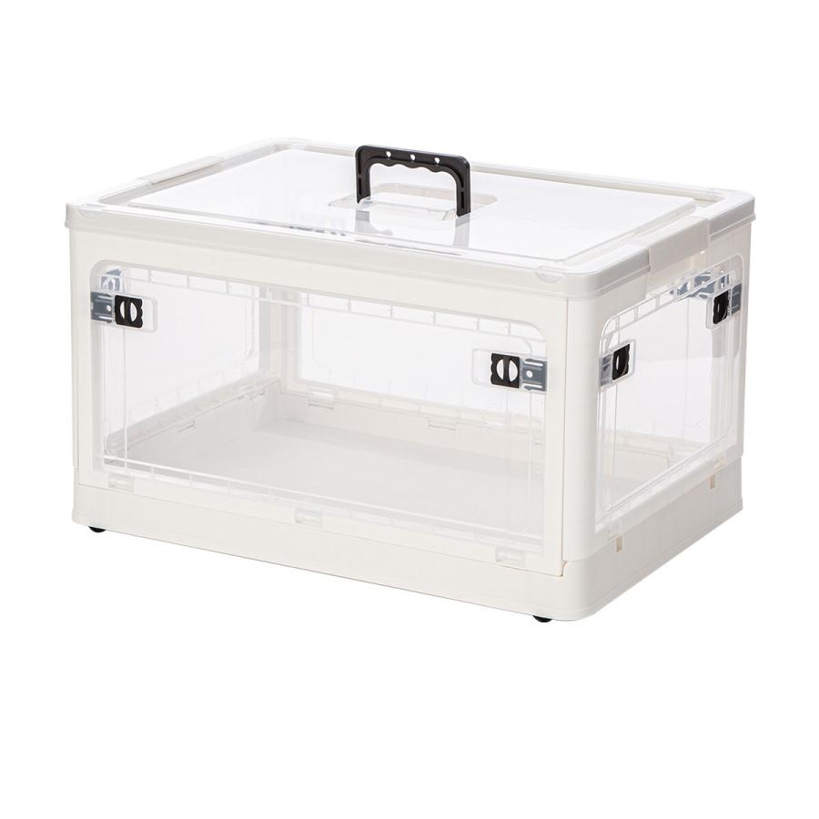 ニトリ（NITORI） 折りたたみ収納ボックス キャスター付き 4ドア収納