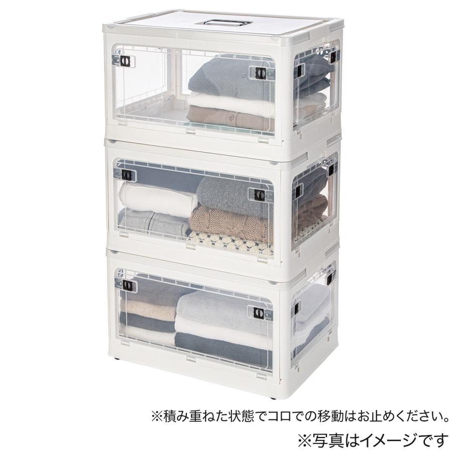 ニトリ　収納ケース4つセット ニトリ ベッド下収納(2面開きキャスターつき) 幅80×奥行40×高さ