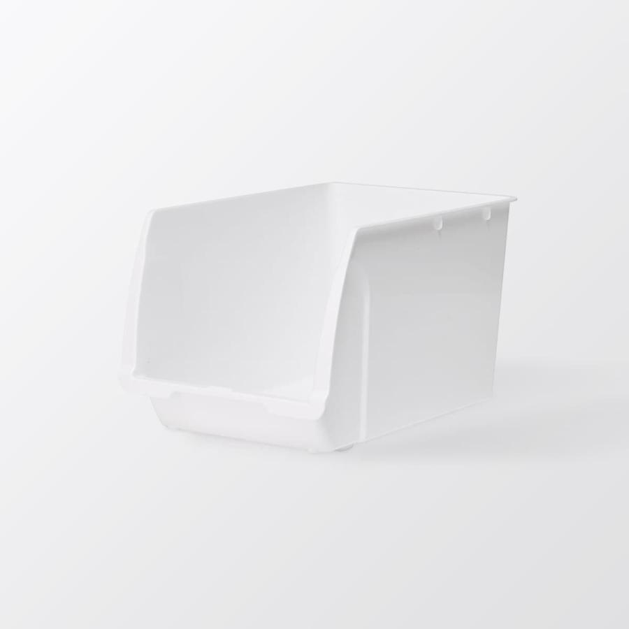 ニトリ（NITORI） 収納ケース Nフラッテ ハーフ(ホワイト) 幅25.5×奥行