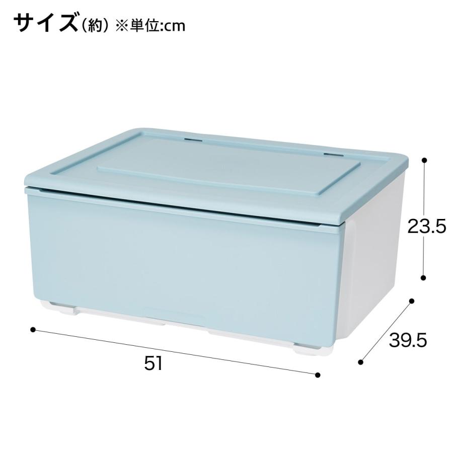 幅52 収納ケース Nフラッテ ターコイズブルー ニトリ 玄関先迄納品 ニトリ Yahoo 店 通販 Yahoo ショッピング