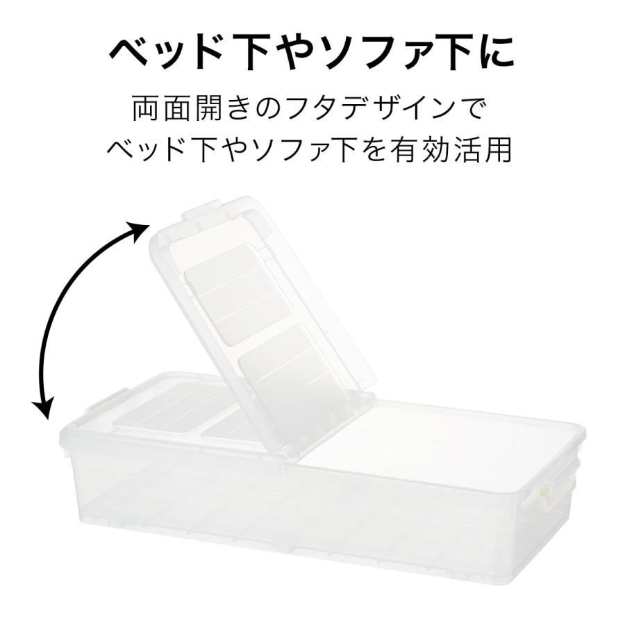 ニトリ ベッド下収納(2面開きキャスターつき) 幅80×奥行40×高さ ニトリ ベッド下収納(2面開きキャスターつき) 幅80×奥行40×高さ
