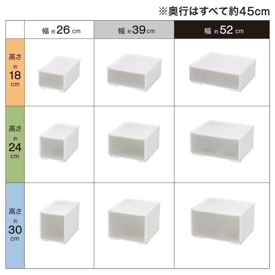 ニトリ 組合せ可能な収納ケース(幅39cm×高さ24cm NS3924