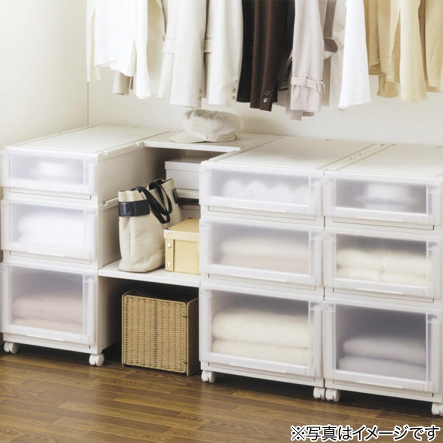 NITORI マルチ収納　収納ボックス　引き出し ホワイト クローゼット収納 ニトリ（NITORI） マルチ収納Mワイド(オールホワイト) : ニトリ Yahoo