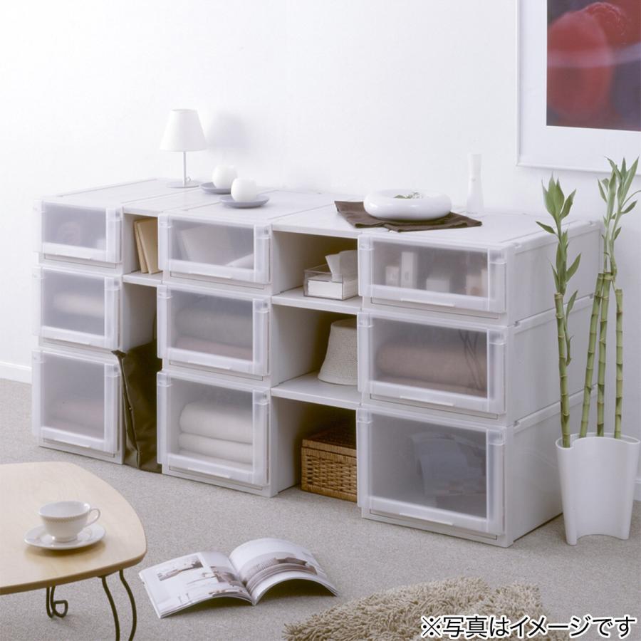 【ほぼ未使用】3個セット　ニトリ　衣装ケース　Fits　頑丈　幅44㎝　高さ30ｃｍ　74ｃｍ ニトリ（NITORI） 奥行74cm 押入れ用フィッツユニットケース (幅44×高