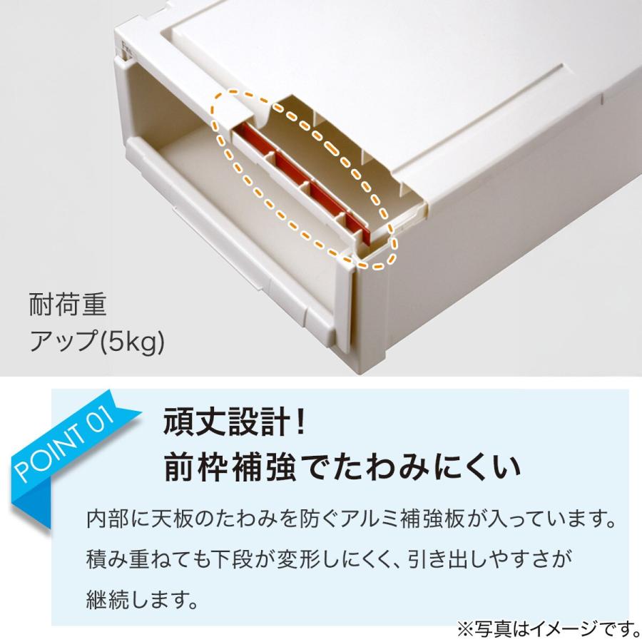 ニトリ（NITORI） 押入れ用フィッツユニットケース (L3918 ホワイト