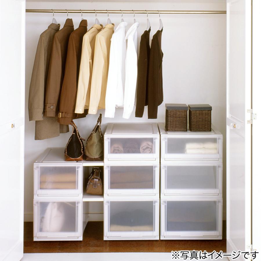 【引き取り/配達可】ニトリ Fits フィッツケース 押入れ 収納ケース 4個 ニトリ（NITORI） 奥行74cm 押入れ用フィッツユニットケース (幅44×高