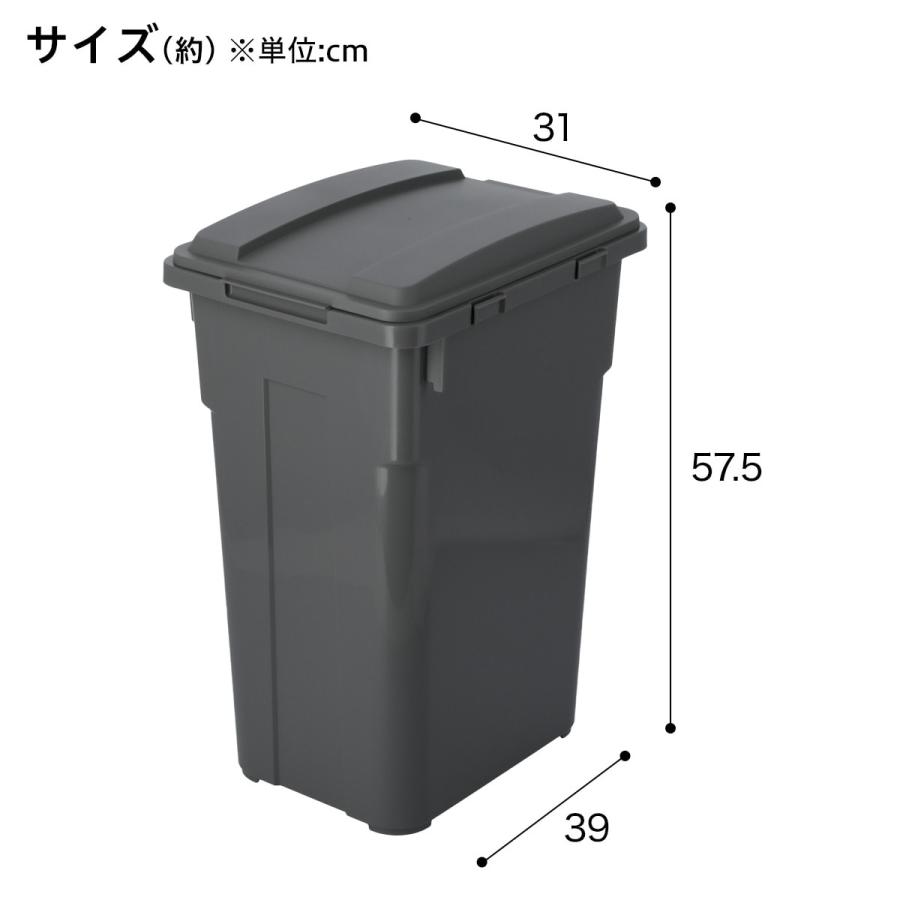ニトリ（NITORI） 消臭連結ペール(45L ダークグレー) : ニトリ Yahoo