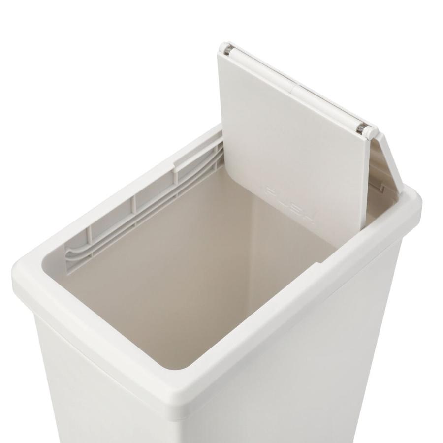 着後レビューで ニトリ ゴミ箱 スリムペダルペール45L ライトグレー 3個セット ニトリ 45リットルごみ箱3セット