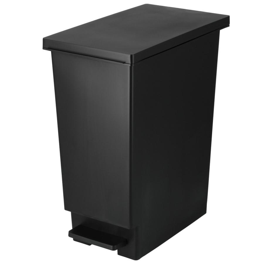 ニトリ（NITORI） 消臭スリムペダルペール(45L ブラック) : ニトリ