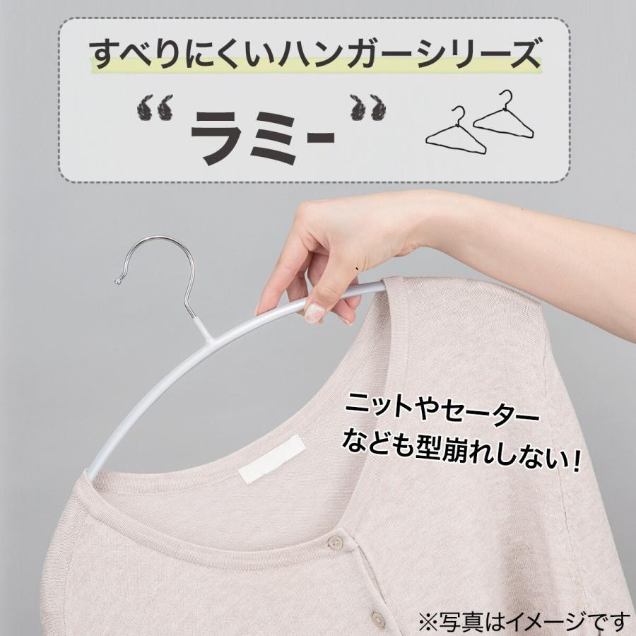 ニトリ（NITORI） すべりにくいアーチ型ハンガー(ラミー 幅42cm