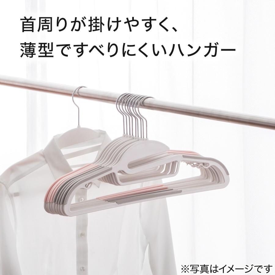 ニトリ（NITORI） すべりにくい省スペースハンガー イーハン 5本組