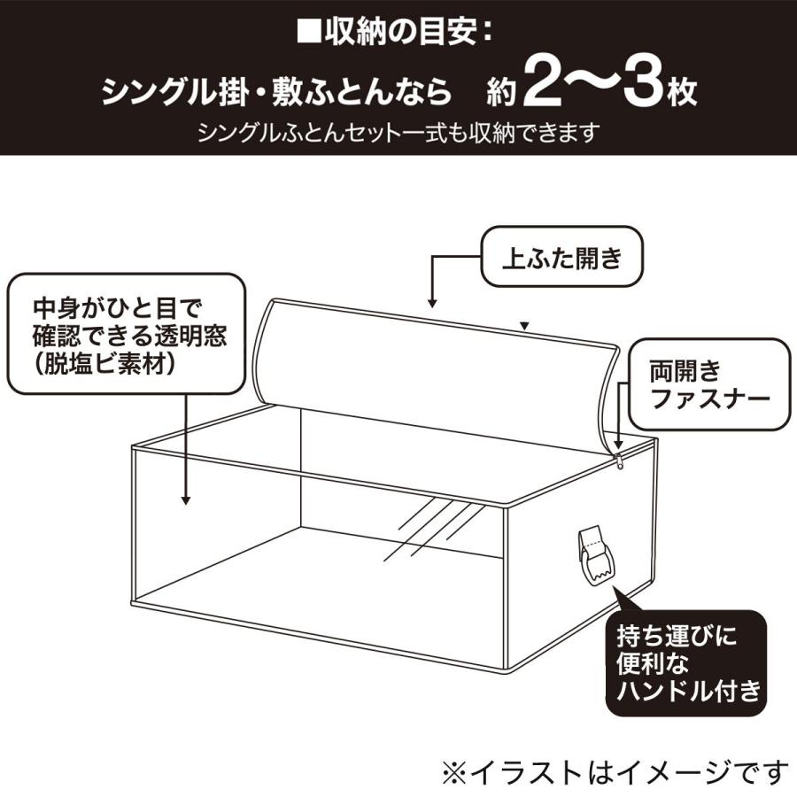 ハンドル付き ふとん袋 WS(WH) ニトリ｜nitori-net｜09