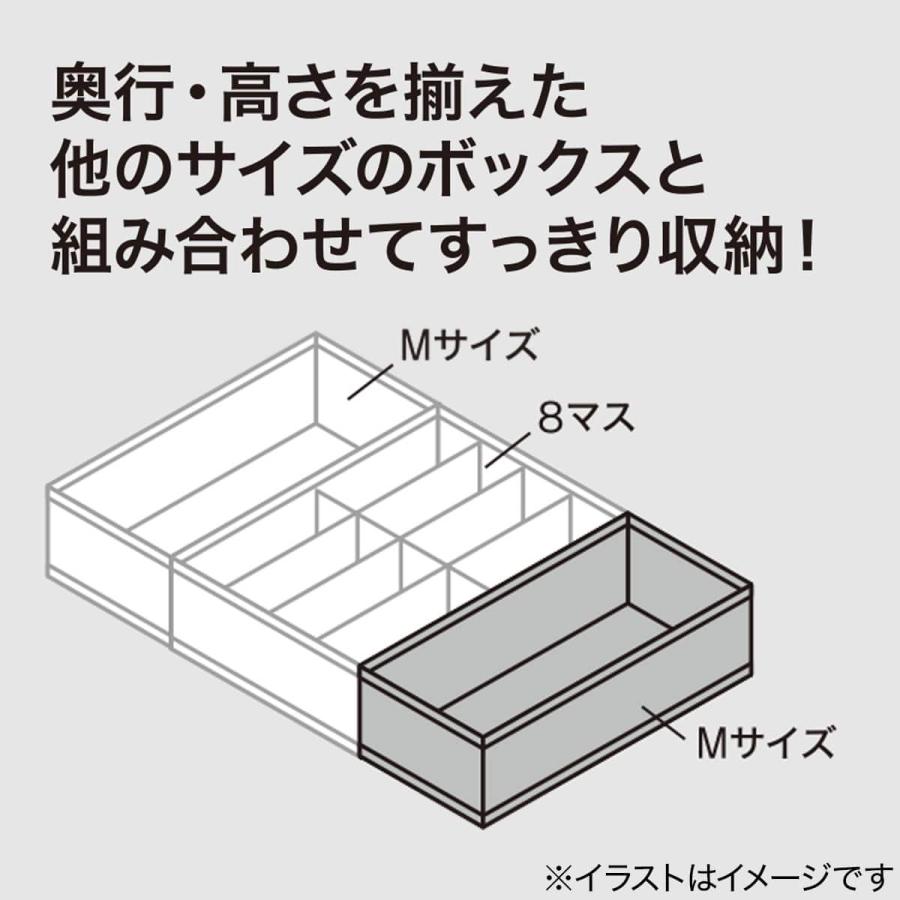 ニトリ（NITORI） 引出し整理ボックス M 2個入り(RT1734) : ニトリ
