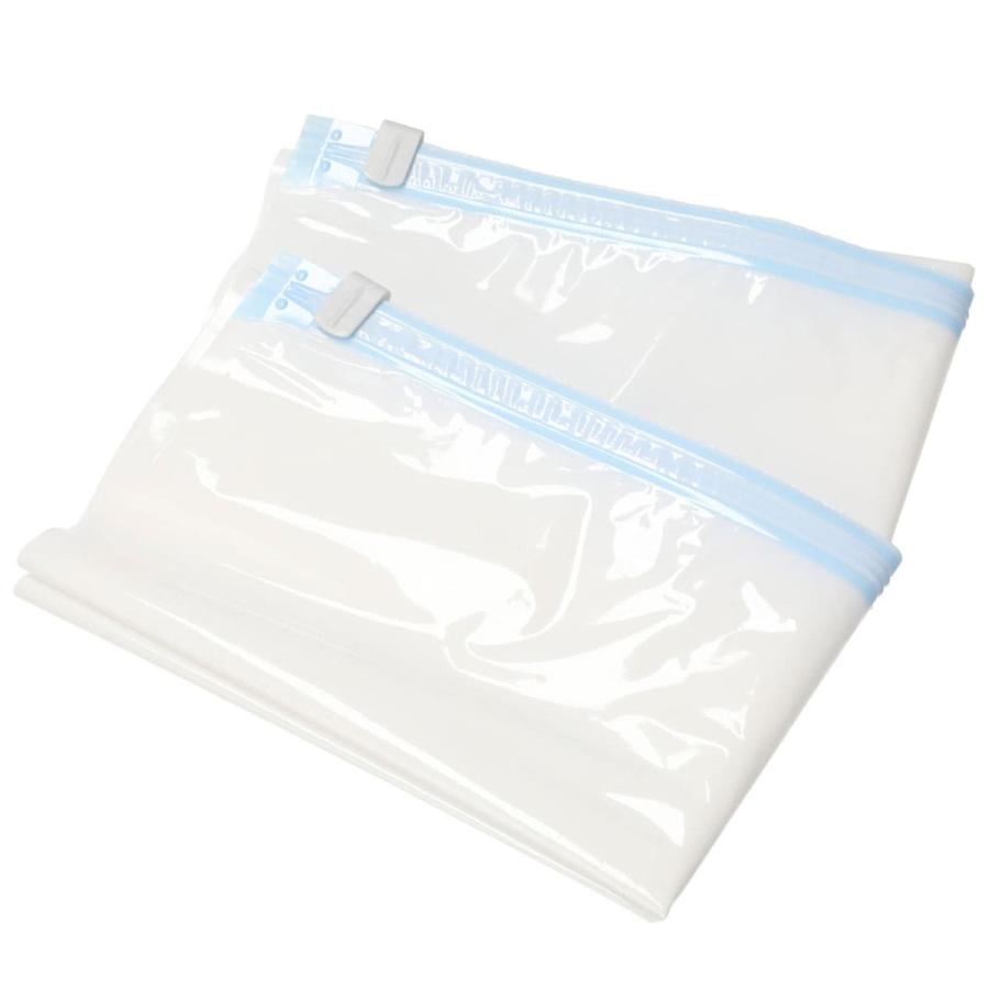消臭・抗菌 手押し衣類圧縮袋(LLサイズ 2枚入り) ニトリ 圧縮袋、収納袋