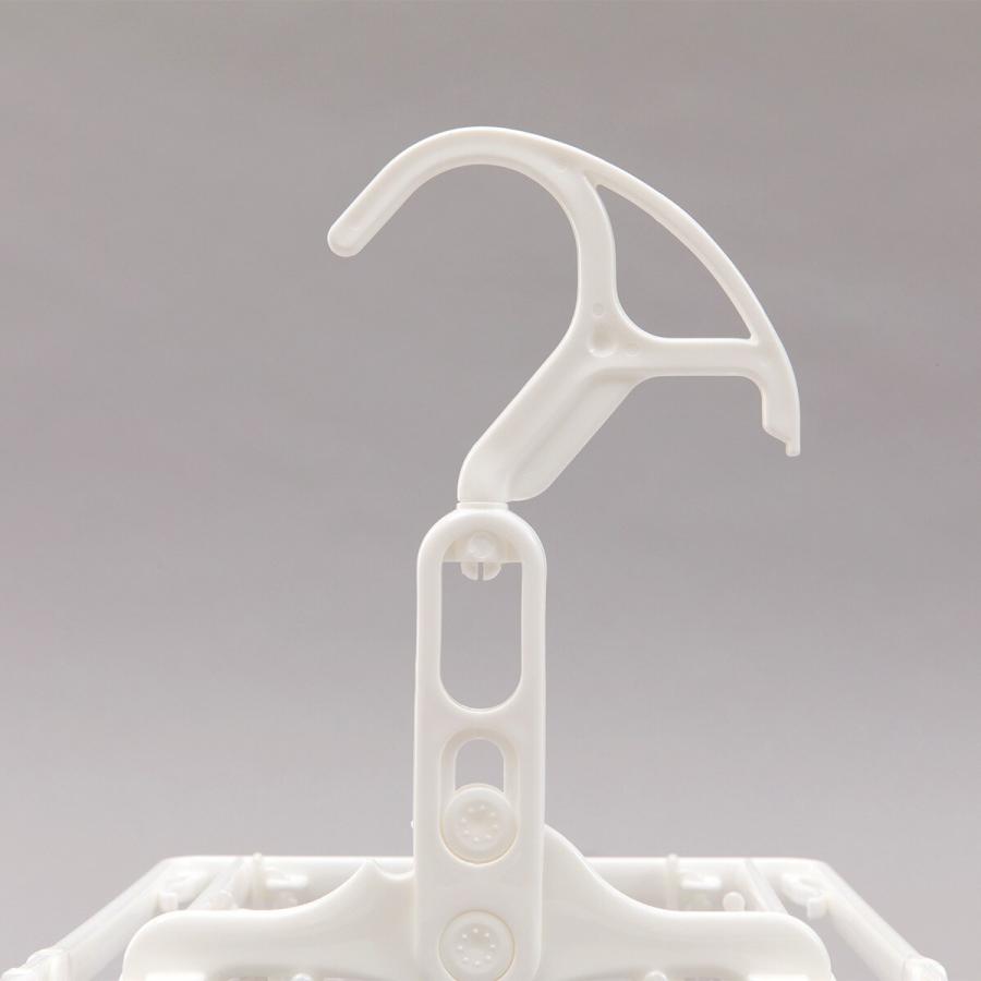 ニトリ（NITORI） 室内&外干し角ハンガー 16ピンチ(ミル) : ニトリ