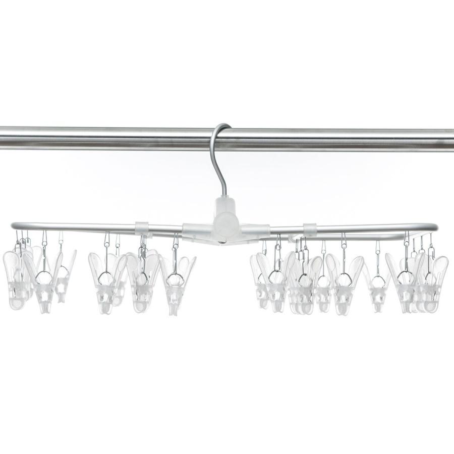 ニトリ（NITORI） アルミ角ハンガー(40ピンチ) : ニトリ Yahoo!店