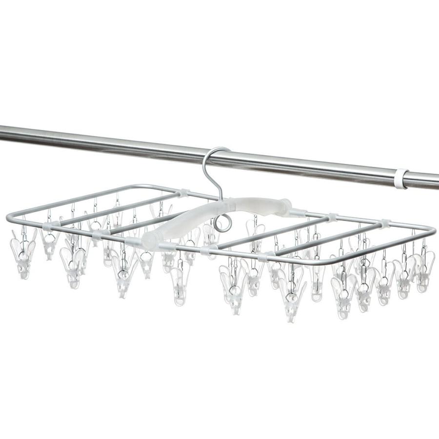 ニトリ（NITORI） アルミ角ハンガー(52ピンチ) : ニトリ Yahoo!店