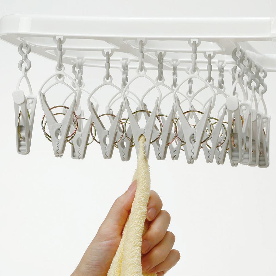 簡単取り込みハンガー 40ピンチ グレー ニトリ 玄関先迄納品 ニトリ Yahoo 店 通販 Yahoo ショッピング