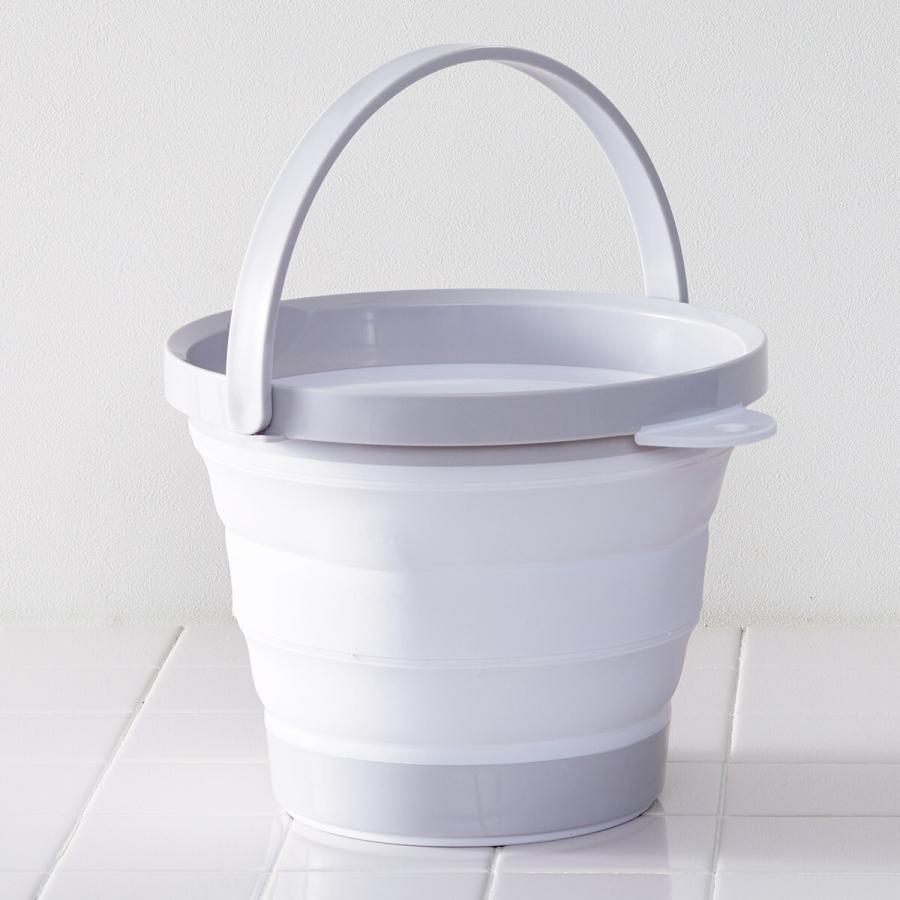 たためるバケツ 8l グレー ニトリ 玄関先迄納品 ニトリ Yahoo 店 通販 Yahoo ショッピング
