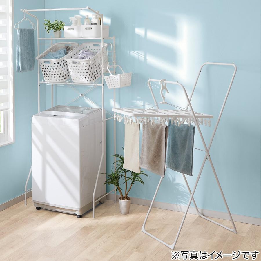 ニトリ（NITORI） 折りたたみ角ハンガー 40ピンチ(40P フォルトゥナ