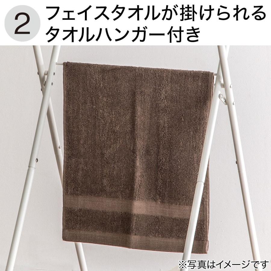 省スペース 室内用X型物干しスタンド(STL WH) 幅46.5×奥行68×高さ140cm ニトリ｜nitori-net｜04