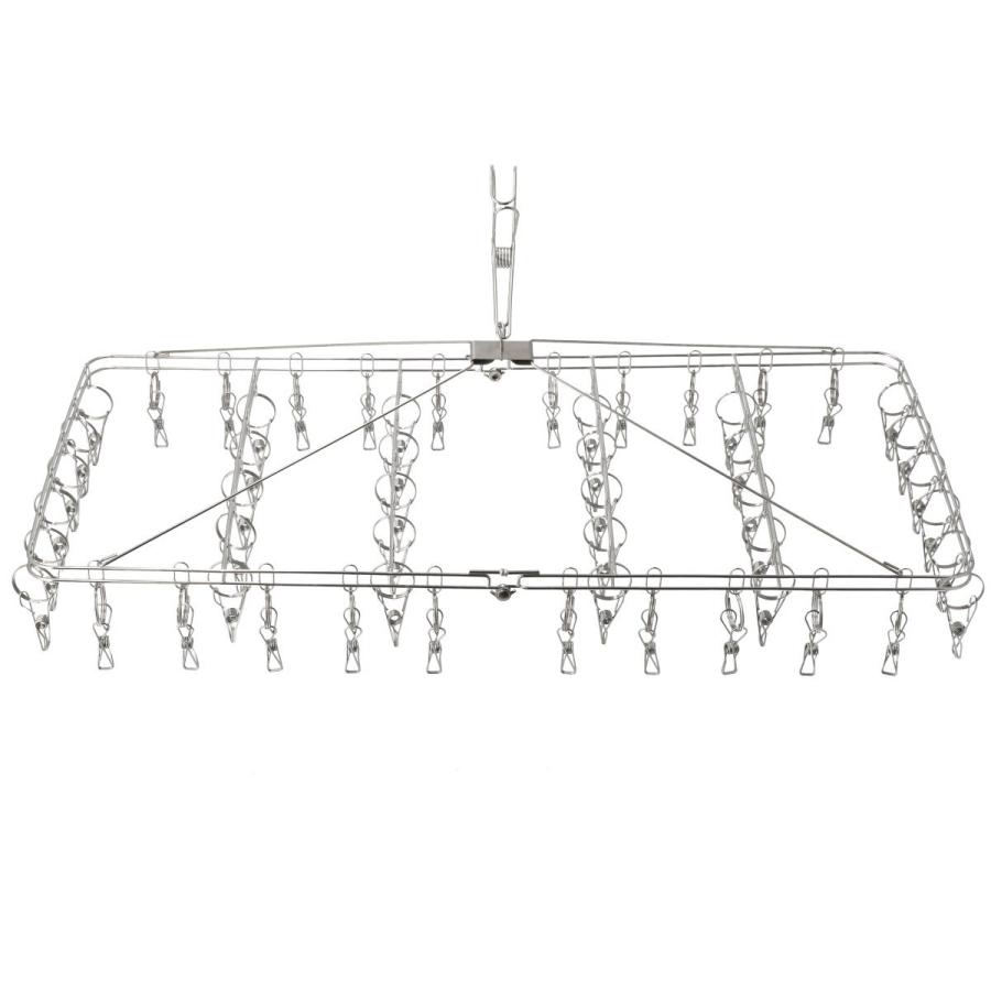 ニトリ（NITORI） オールステンレス角ハンガー(52ピンチ) : ニトリ