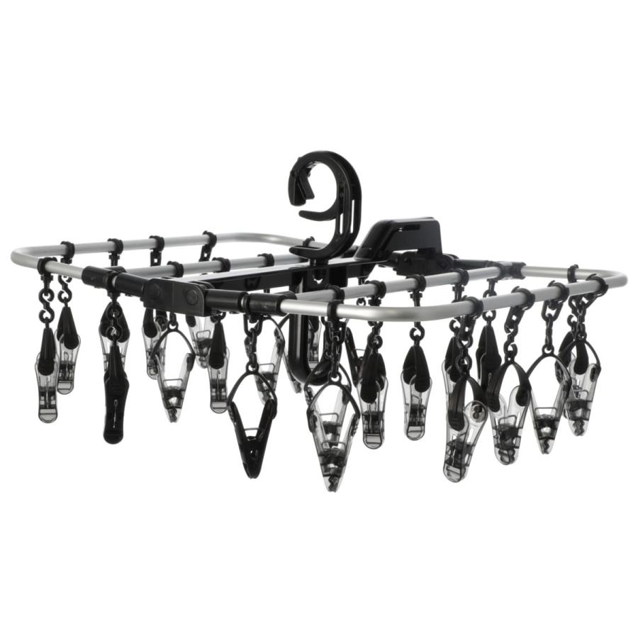 ニトリ（NITORI） 簡単取り込み PCピンチアルミハンガー 24ピンチ