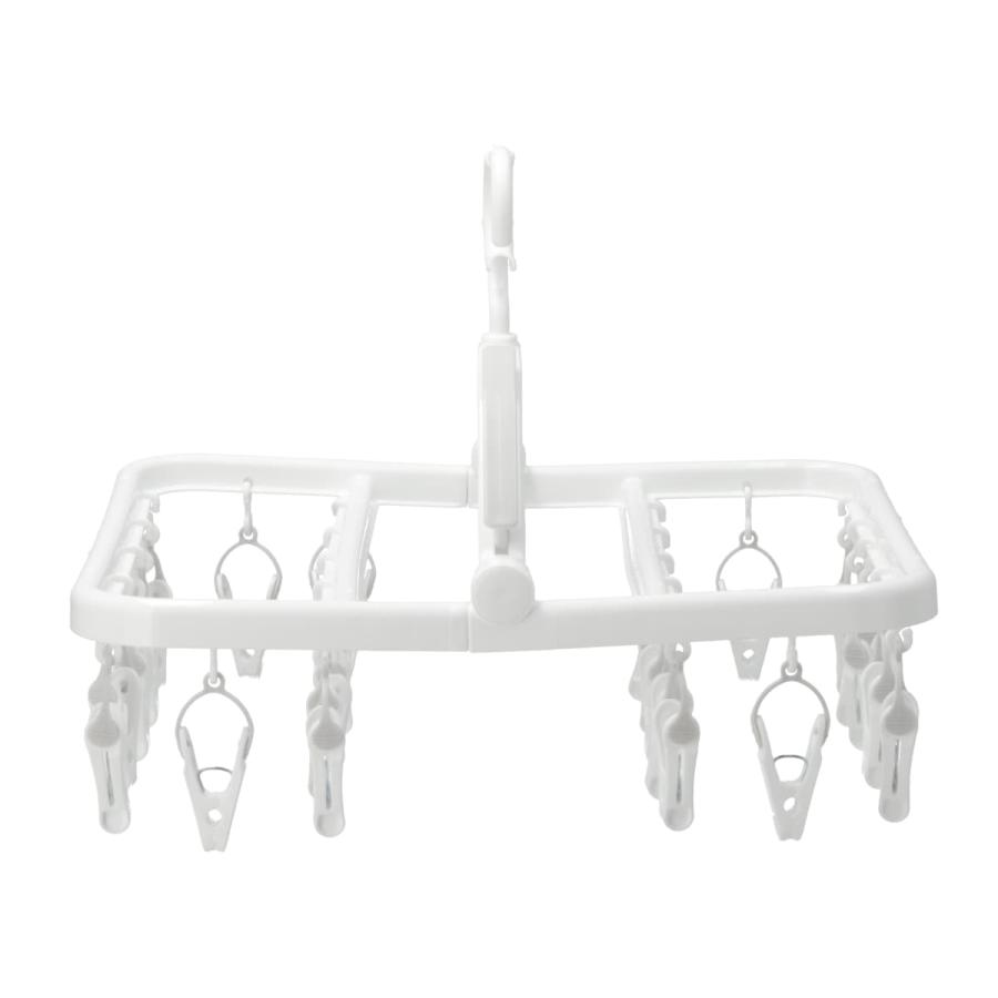 ニトリ（NITORI） 簡単取り込みハンガー (SN02 24ピンチ ホワイト