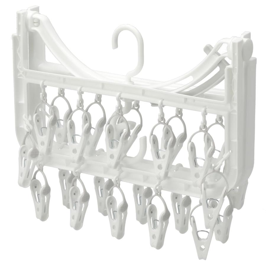 ニトリ（NITORI） 簡単取り込みハンガー (SN02 24ピンチ ホワイト