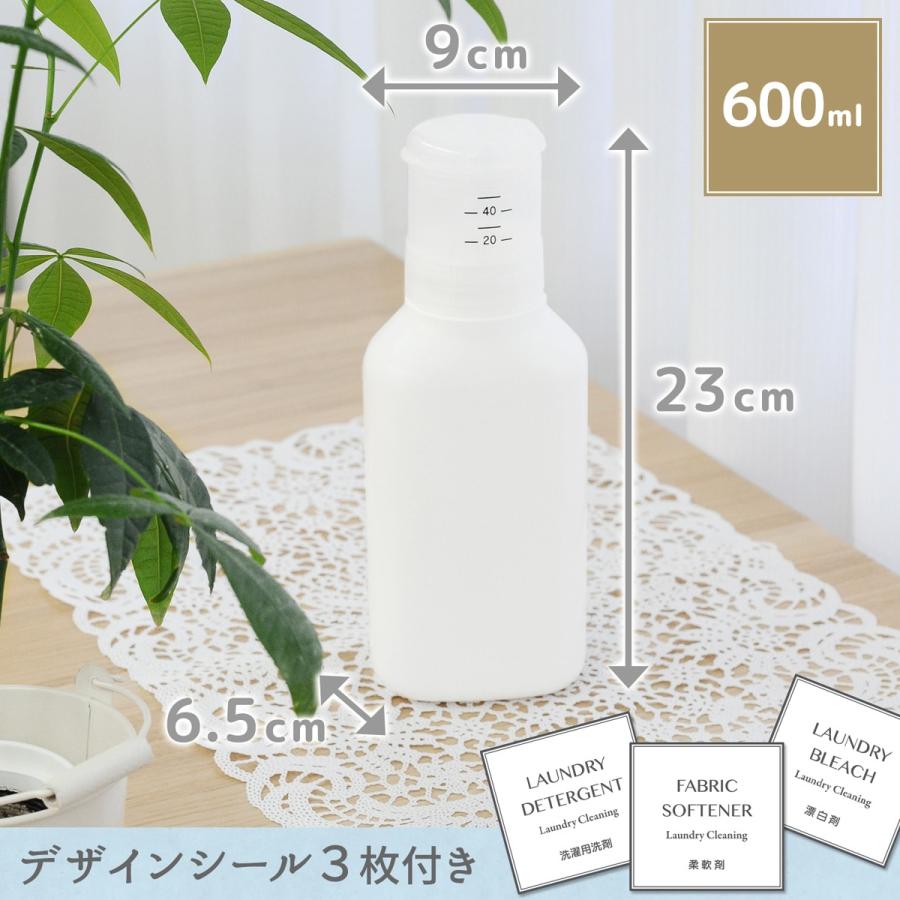 ニトリ（NITORI） 押して計量詰め替えボトル(600mL) : ニトリ Yahoo!店