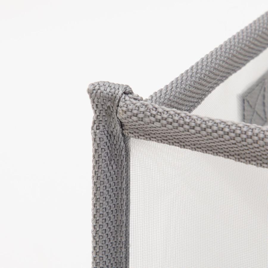 ニトリ 折りたたみメッシュバスケット(S グレー YT01) 幅33×奥行