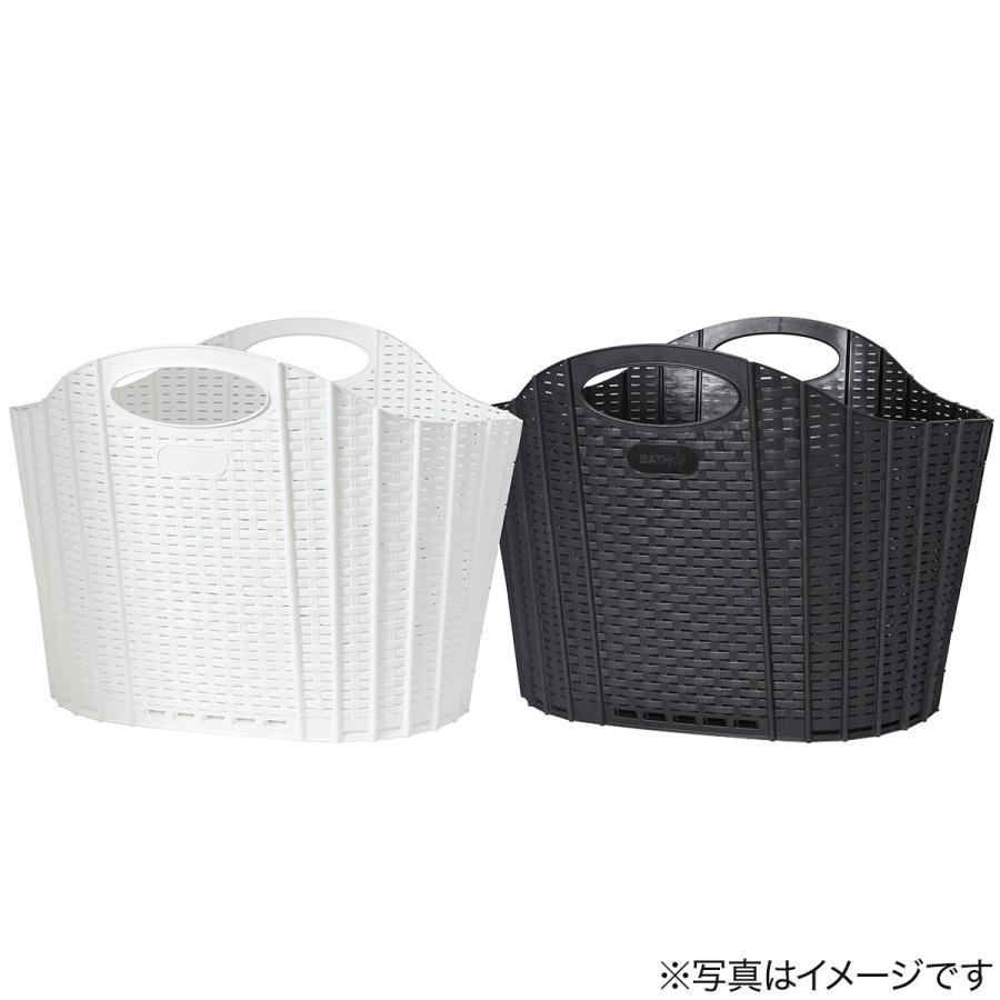 ニトリ（NITORI） 折りたためるランドリーバスケット38L(ラタン