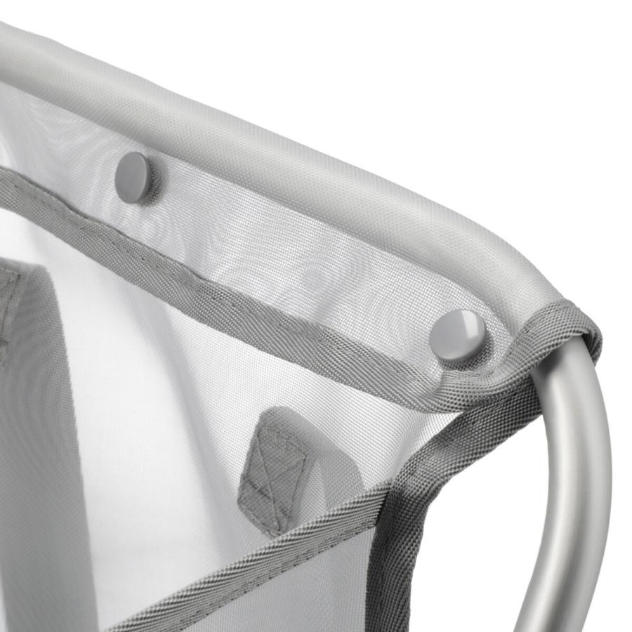 ニトリ たためる アルミランドリーバスケット(グレー YT05) : ニトリ