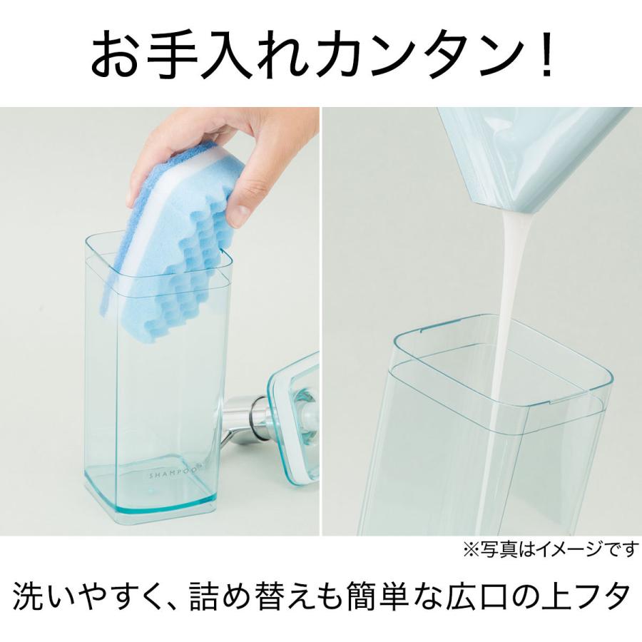 パーツ入りディスペンサー 詰め替えやすいスリムディスペンサー(Nアーバン 550mL ネイビー