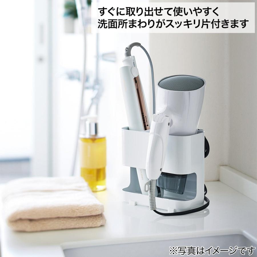 ニトリ（NITORI） ドライヤー&ヘアーアイロンホルダー(9472 ホワイト