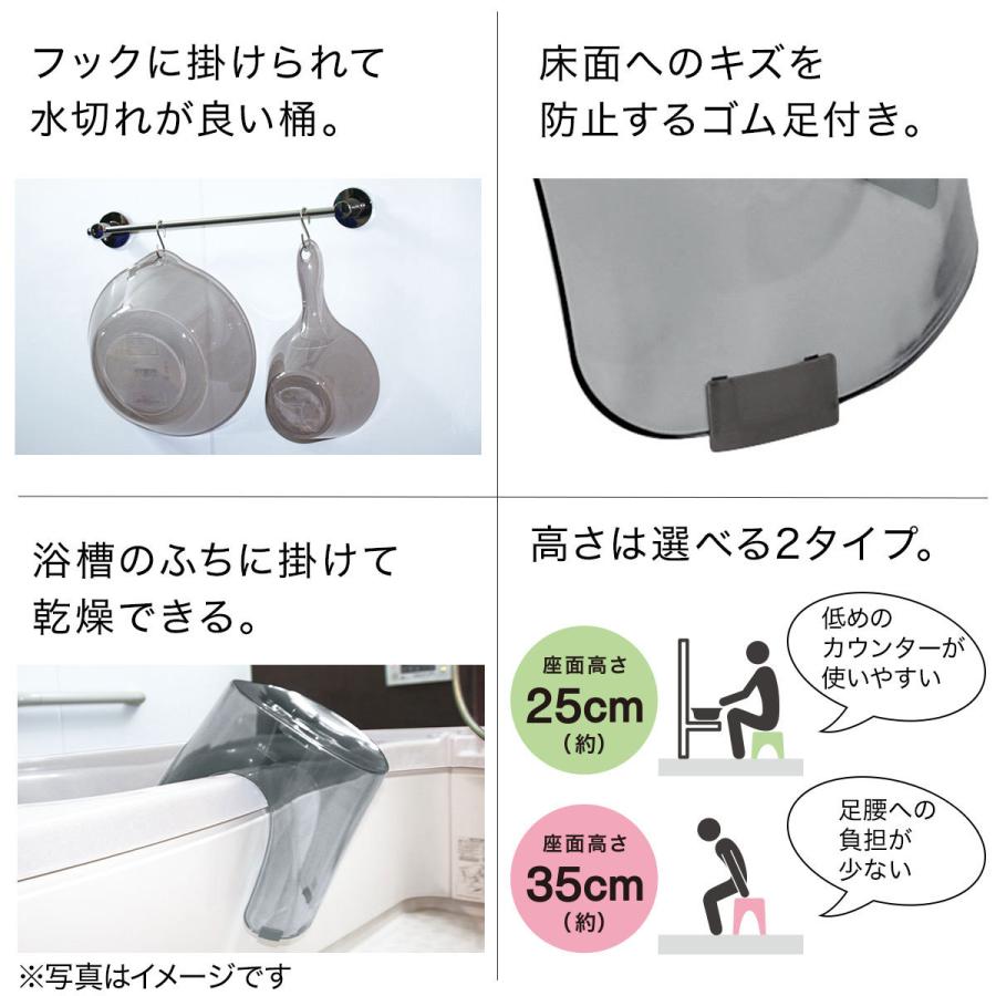 ニトリ（NITORI） 湯おけ 湯桶 風呂おけ 洗面器 Nアーバン(ネイビー