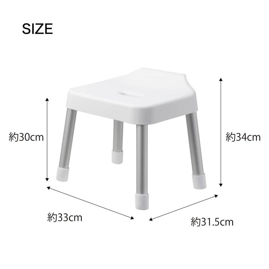 ニトリ 引っ掛け風呂イス(SH30 ホワイト) : ニトリ Yahoo!店 - 通販