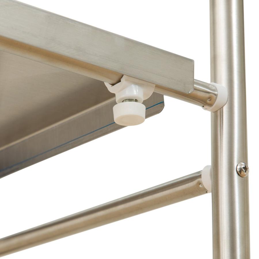 ニトリ 横幅伸縮できるステンレス洗濯機ラック(BH03) 幅95×奥行