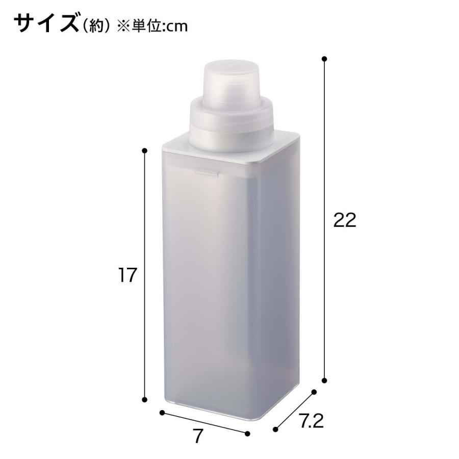 ニトリ（NITORI） マグネット詰め替え用ランドリーボトル(ミスト