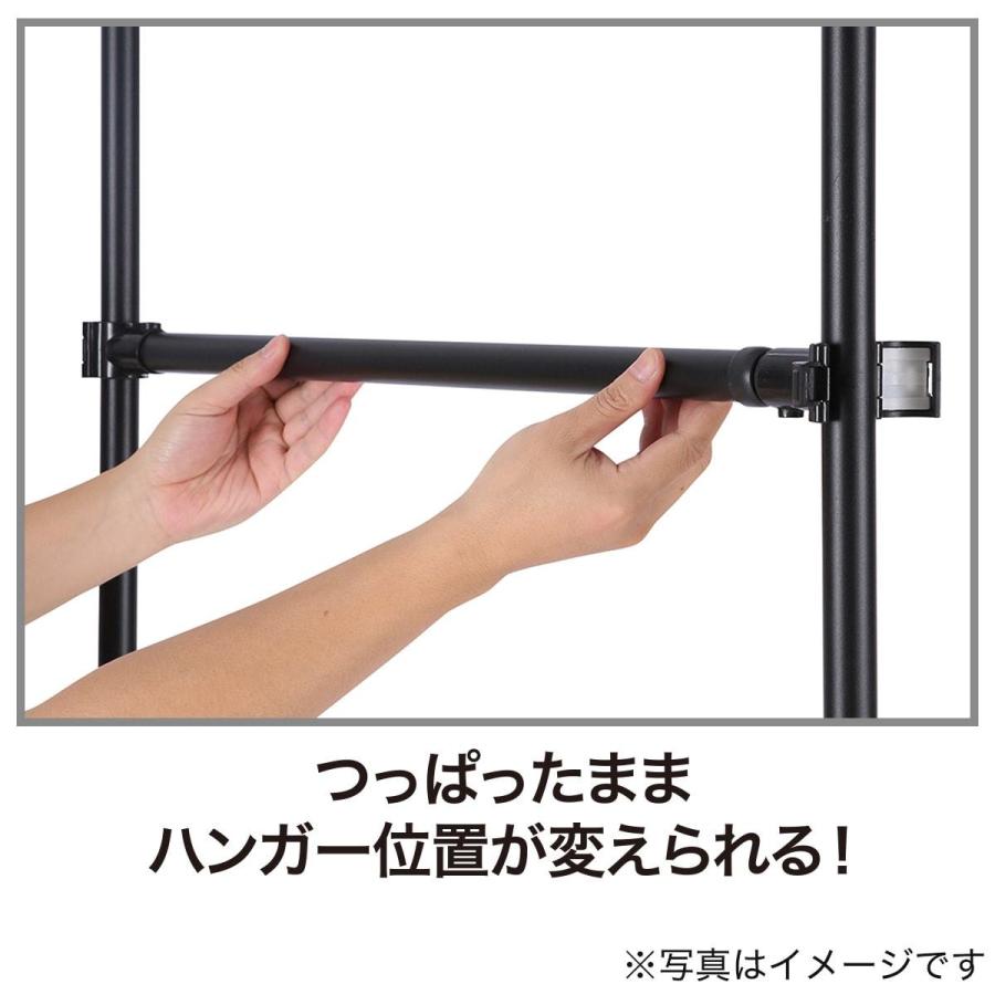 つっぱり2段ハンガー ヒルデf ブラック ニトリ 玄関先迄納品 1年保証 ニトリ Yahoo 店 通販 Yahoo ショッピング