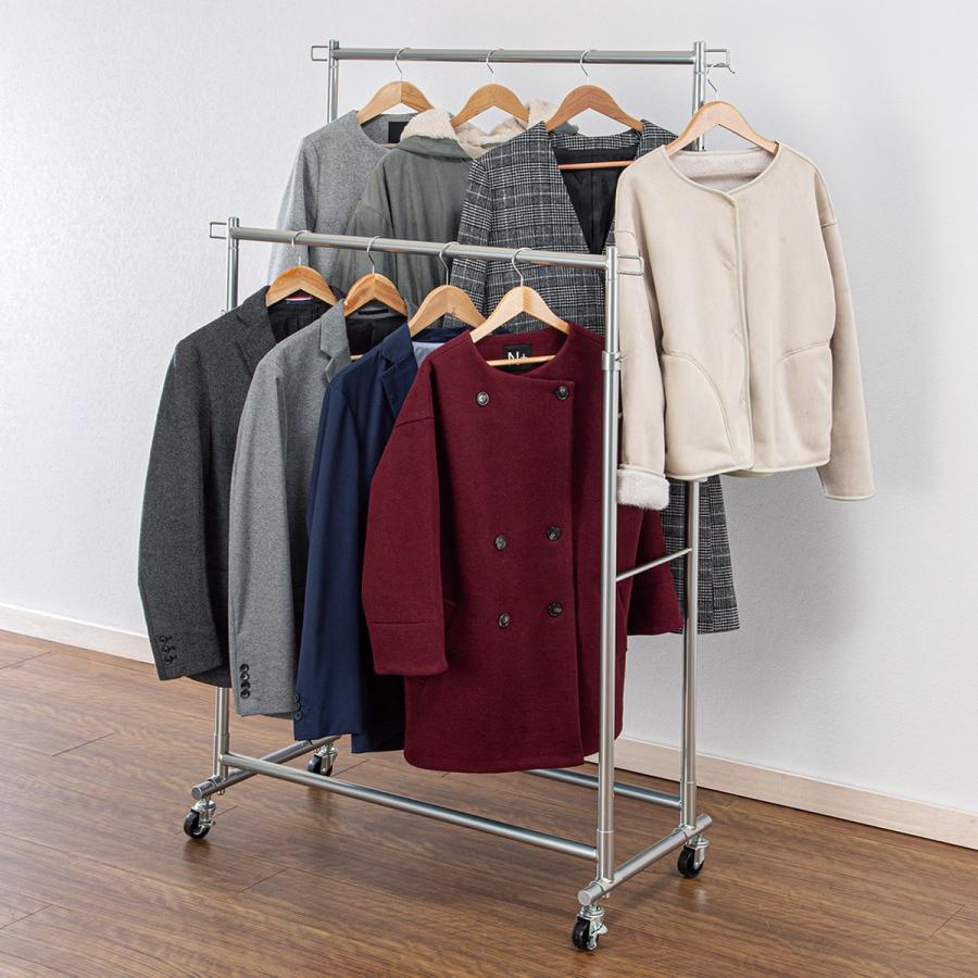 頑丈なハンガーラック ダブル D Cm01 ニトリ 玄関先迄納品 1年保証 ニトリ Yahoo 店 通販 Yahoo ショッピング