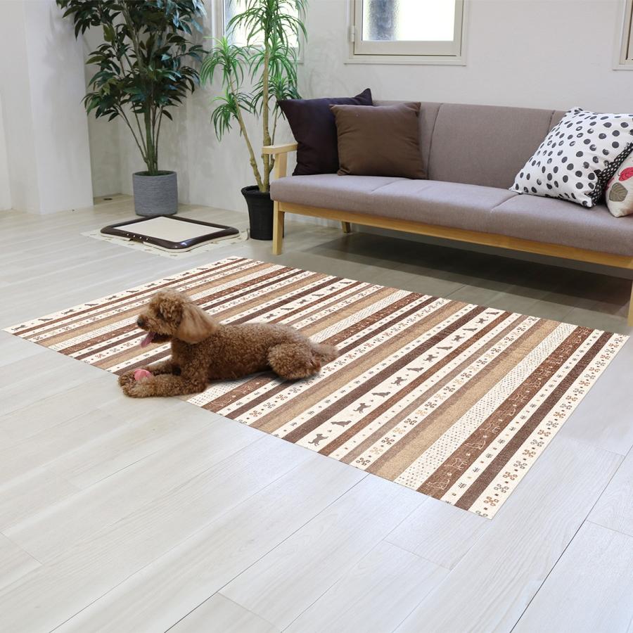 ニトリ（NITORI） 防滑マット(120×180cm ギャベBR) : ニトリ Yahoo!店