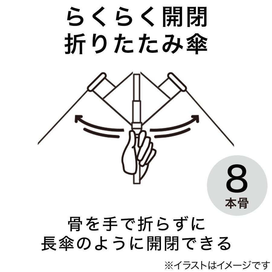 ニトリ（NITORI） かんたんらくらく開閉 折りたたみ傘(70cm dj