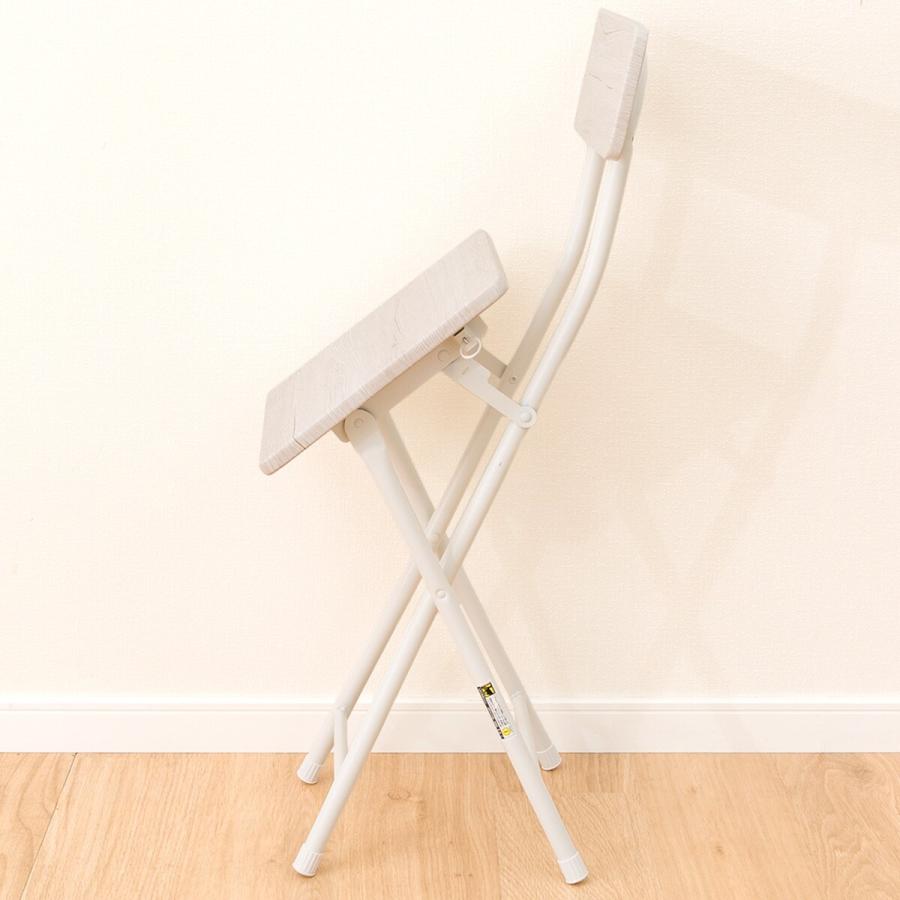 ニトリ 折り畳みチェア(XB1 7530 ホワイトウォッシュ) : ニトリ