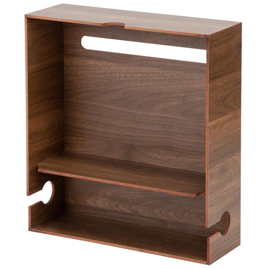 ニトリ（NITORI） ケーブル収納ラック(ミドルブラウン IW01) : ニトリ