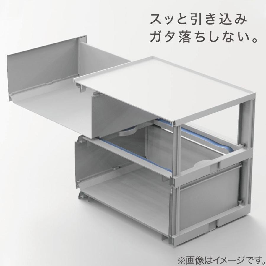 引出し Nインボックス たて型ハーフ 2段(WH) ニトリ 『玄関先迄納品』 『1年保証』|nitori-net|06