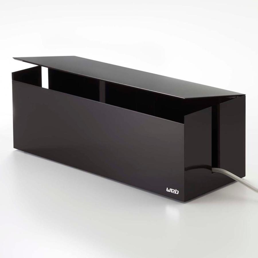 ブラック ケーブルボックス 長方形 ニトリ ケーブルボックス(ウェブ L ブラック) : ニトリ Yahoo!店